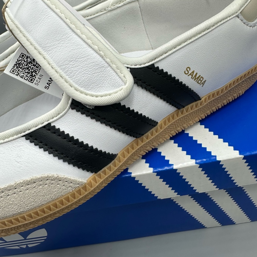 ADIDAS SAMBA JANE WHITE 🖤🤍 - Picture 3 of 11